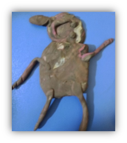 موش ساخته شده توسط بچه ها در طرح درس موش سر به هوا - نمونه پنجم